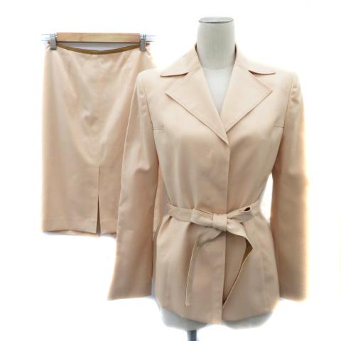 未使用品 ノーベスパジオ フォーマル セットアップ 上下 オープンカラージャケット タイトスカート ...