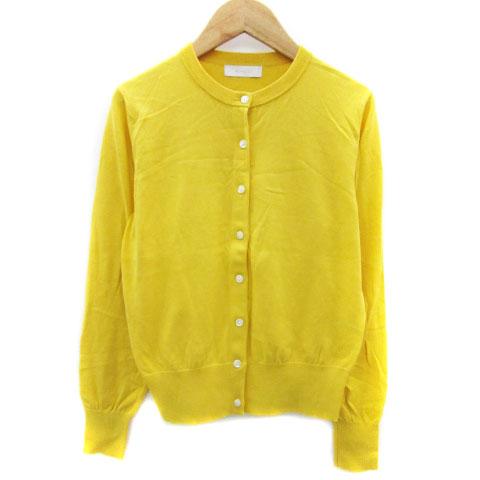 アクアガール aquagirl カーディガン ミドル丈 イエロー 黄色 /YM12 レディース