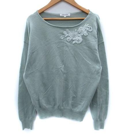 ナチュラルビューティーベーシック NATURAL BEAUTY BASIC ニット セーター 長袖 ...