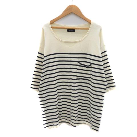 アメリカンラグシー AMERICAN RAG CIE チュニック ニット カットソー 七分袖 ボーダ...