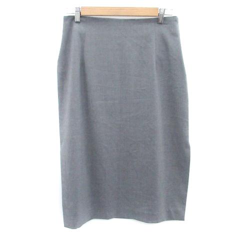 未使用品 サルトリア sartoria タイトスカート ミモレ丈 ウール 46 3L グレー /HO...