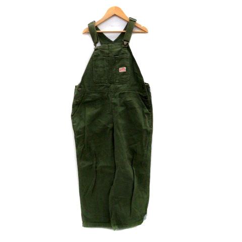 ジャバ JaVa オーバーオール サロペット ストレート アンクル丈 M カーキ /HO33 レディ...