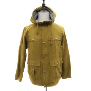 コーエン coen マウンテンパーカー ジャケット ミドル丈 ジップアップ M マスタード /YK4 メンズ