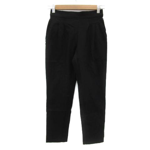 ブージュルード Bou Jeloud BASIC タックテーパードパンツ アンクル丈 無地 38 M...
