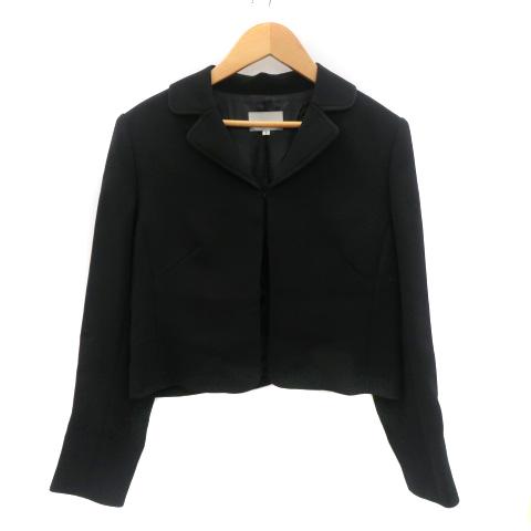 ソシアル SOCIAL ブラックフォーマル 喪服 オープンカラージャケット ショート丈 総裏地 7 ...