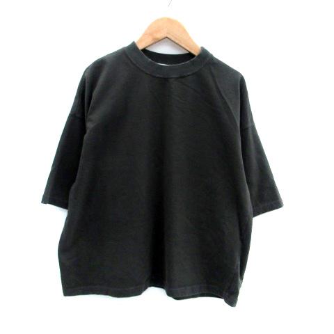 セット Setto Tシャツ カットソー クルーネック 半袖 無地 S チャコールグレー /HO3 ...