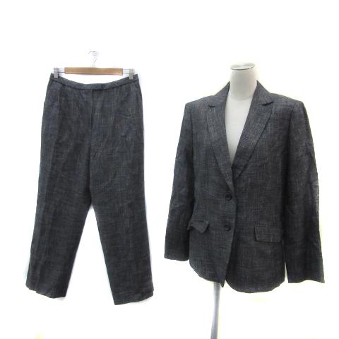 レリアン スーツ セットアップ 上下 テーラードジャケット シングルボタン 総裏地 スラックスパンツ...