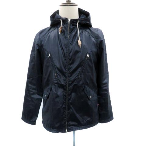 シンプリシテェ Simplicite plus マウンテンパーカー ジャケット ミドル丈 ダブルジッ...