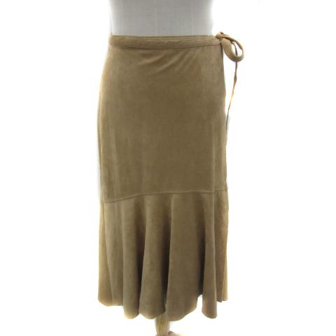 ザラ ベーシック ZARA BASIC ラップスカート フレアスカート マキシ丈 ロング丈 リボン ...