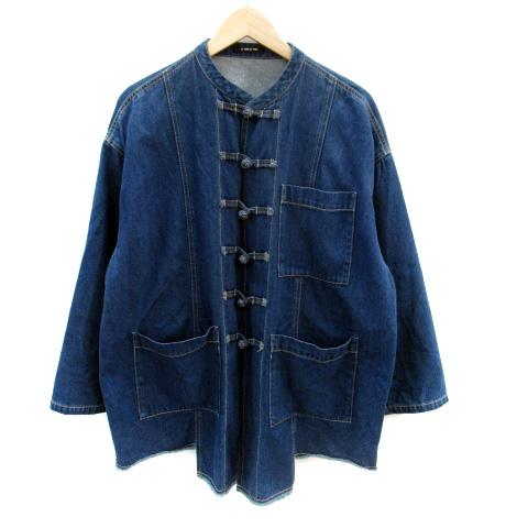 アズノウアズ ピンキー AS KNOW AS PINKY デニムジャケット カバーオール ミドル丈 ...