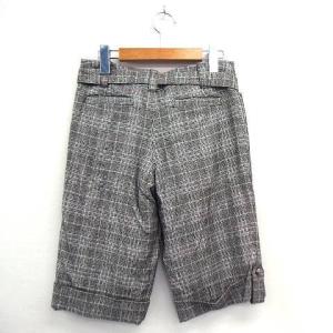 ボトムス ハーフパンツ グレンチェック ラメ ...の詳細画像1