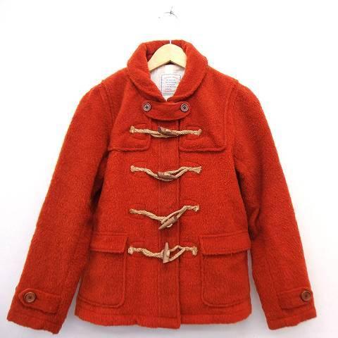 ワードトローブ WORDTROBE コート ダッフル アウター ハーフ丈 ポケット F オレンジ /...