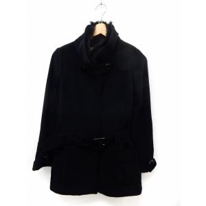 スキャパ SCAPA アンゴラ ウール ダッフルコート ロング 38 ベージュ