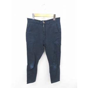 アーバンリサーチ URBAN RESEARCH パンツ テーパード ジップフライ 無地 シンプル 綿 コットン XS 紺 ネイビー /TT53 メンズ