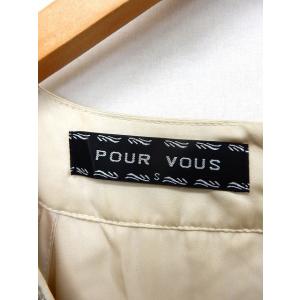 ワンピース 膝丈 シフォン 七分袖 バックジッ...の詳細画像2