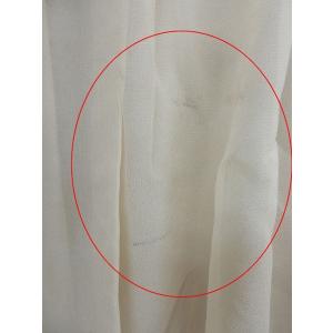 ワンピース 膝丈 シフォン 七分袖 バックジッ...の詳細画像3