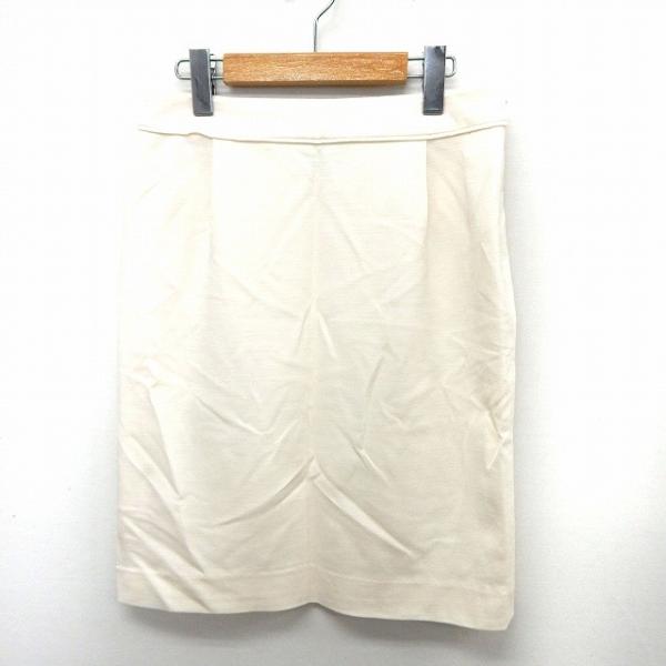 ユナイテッドアローズ UNITED ARROWS スカート 膝丈 タイト 無地 シンプル サイドジッ...