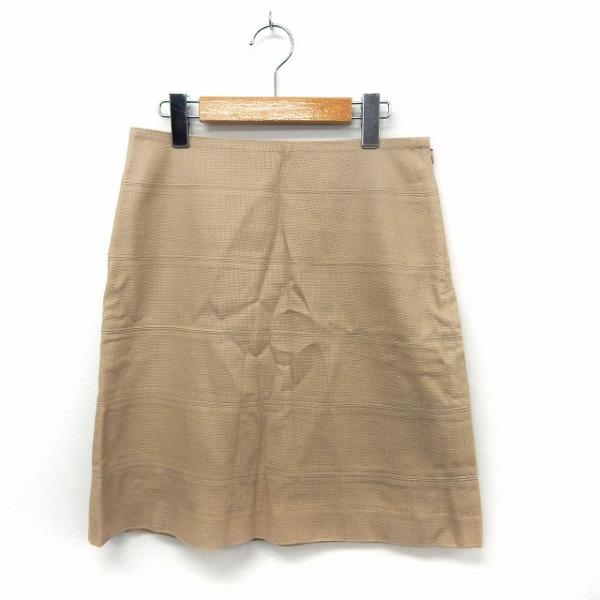 ユナイテッドアローズ UNITED ARROWS スカート 台形 膝丈 サイドジップ シンプル 38...