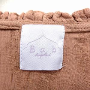 Bab ブラウス シャツ 七分袖 クルミボタン...の詳細画像2