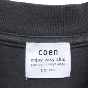 コーエン coen コットン Tシャツ カット...の詳細画像2