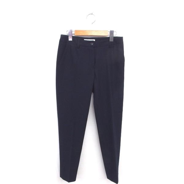 アゼルリドー AZEY-LE-RIDEAU スラックス パンツ ロング ジップフライ ウール S ネ...