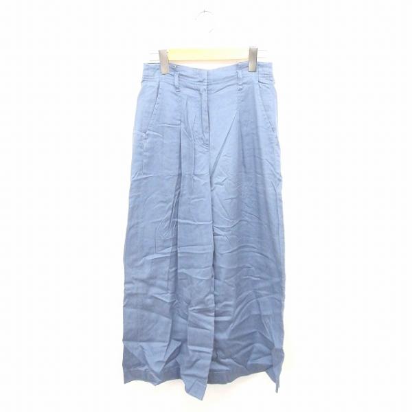 ナチュラルビューティーベーシック パンツ ワイド ジップフライ 無地 シンプル 綿 コットン XS ...