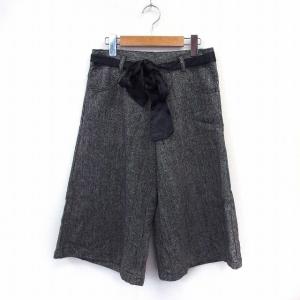 パンツ ハーフ丈 ボトムス ジップフライ リボン...の商品画像