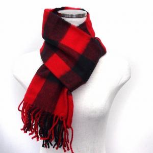 赤 チェック マフラーの商品一覧 通販 Yahoo ショッピング