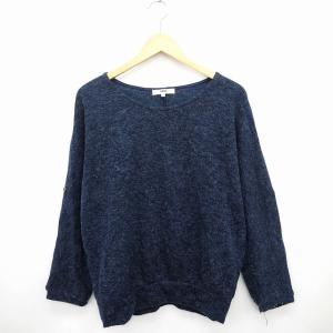 イエナ IENA ウールニット 五分袖 紫 *A486 IENA - イエナ IENA ウールニット 五分袖 紫 *A486の通販 by ベクトル