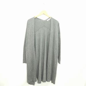 モガ MOGA ニットカーディガン ロング 長袖 茶 F *T48 モガ MOGA ニットカーディガン ロング 長袖 茶 F *T48 レディース