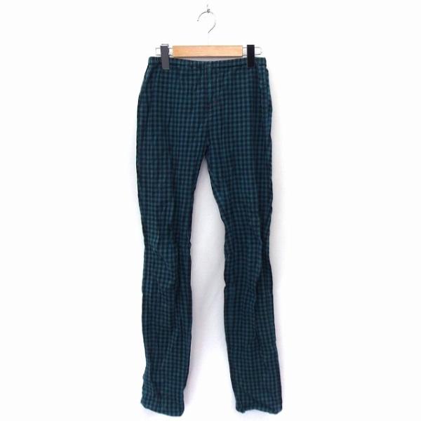 コンフォートベーシック Comfort Basic パンツ レギパン チェック ロング コットン 綿...
