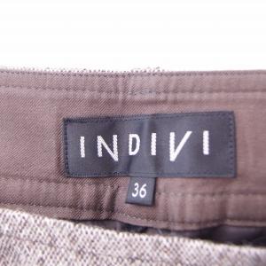インディヴィ INDIVI パンツ ハーフ ロ...の詳細画像2