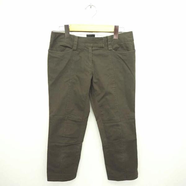 デザインワークス DESIGNWORKS パンツ テーパード ジップフライ 薄手 無地 シンプル 茶...