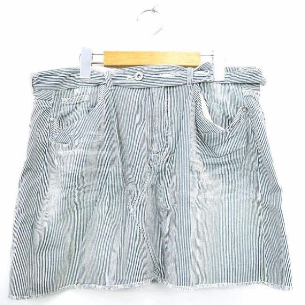 ジャーナルスタンダード JOURNAL STANDARD スカート 台形 ミニ ショート ストライプ...