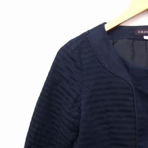 クローラ crolla ノーカラー ジャケット...の詳細画像4