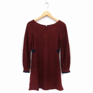 グッチGUCCI ハイネックドルマンウールワンピース Mボルドー　ウール100 GUCCI - グッチ GUCCI 衣料品 トップス ウール メンズ ボルドー系