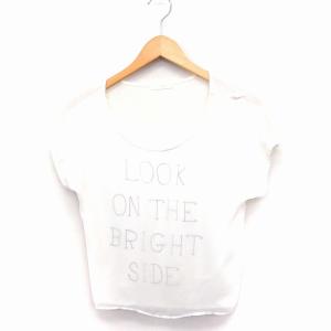 美品 23SS POPPY ポピー スワンプリント 半袖 Tシャツ サイズF ホワイト レディース 古着 中古 USED 美品 23SS POPPY ポピー スワンプリント 半袖 Tシャツ サイズF