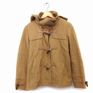 H□ハリスツイード/HarrisTweed チェックウール ダッフルコート【S