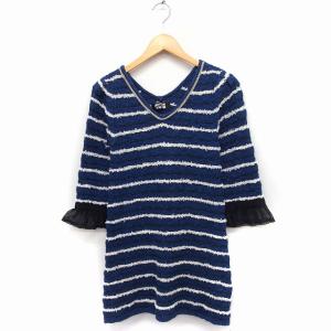 ランゲージ Language ボーダー柄 ニット...の商品画像