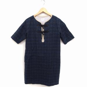美品【スタニングルアー】リボンブラウス　ネイビー 中古・古着通販】STUNNING LURE (スタニングルアー) ボウタイブラウス