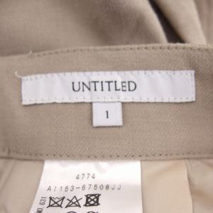 アンタイトル UNTITLED ガウチョパンツ...の詳細画像2