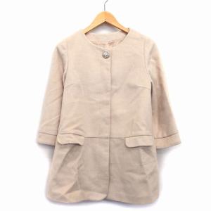 カレンアッシュ Calen h. ニットベスト Vネック ミドル丈 麻 リネン