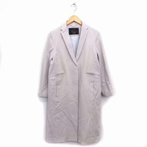 【美品】バーバリーブルーレーベル　ウールアンゴラ　グレー　38 美品】バーバリーブルーレーベルウールアンゴラグレー38