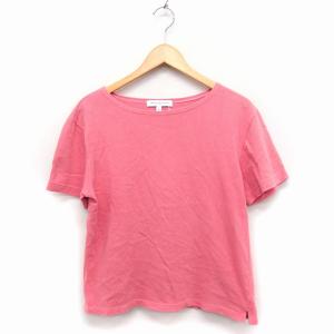 アーバンリサーチ URBAN RESEARCH ショートスリーブ Tシャツ カットソー 無地 コットン 綿 M ピンク /FT14 メンズ
