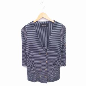 フォンセ FONCE カーディガン ボーダー V...の商品画像