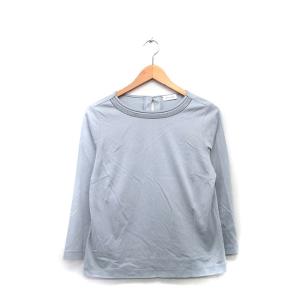 セシオセラ CECIOU CELA カットソー Tシャツ 長袖 コットン シンプル 38 グレー 灰...