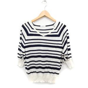 テチチ Te chichi ボーダー柄 Vネック...の商品画像