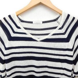 テチチ Te chichi ボーダー柄 Vネッ...の詳細画像4