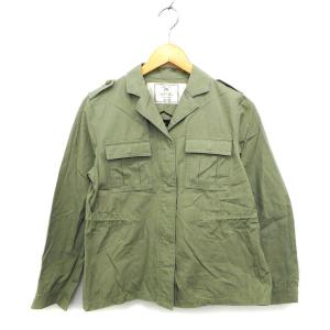 美品 nest Robe ネストローブ コットンリネン ダンガリー 袖フリル シャツ 01233-1428 サイズF インディゴ レディース 古着 中古 USED nest Robe（ネストローブ） 美品 コットンリネン ダンガリー 袖フリル