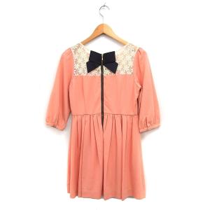 ラバーラ laBala プリーツ レース ワン...の詳細画像1